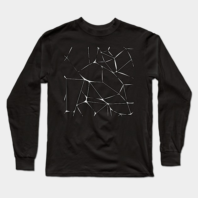 Spider Web Pattern Long Sleeve T-Shirt by richercollections